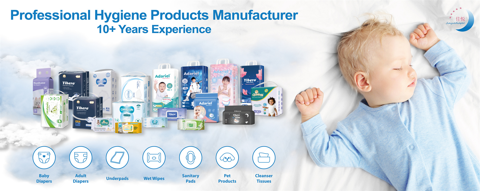 Professional Hygiene Products Manufacturer 10+ Years Experience